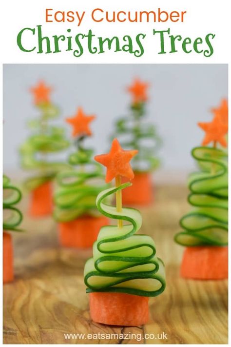 Christmas Party Food For Kids, Healthy Christmas Party Food, Party Food For Kids, Christmas Tree Food, Decorações Com Comidas, Healthy Christmas, Kids Party Food, Christmas Foods, Crisp Recipe