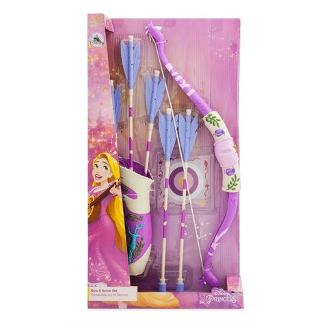 Rapunzel Toys, Toy Bow And Arrow, Minnie Mouse Toys, Disney Princess Toys, Bow And Arrow Set, Disney Animators Collection, Princess Toys, Minnie Bow, Glitter Decor