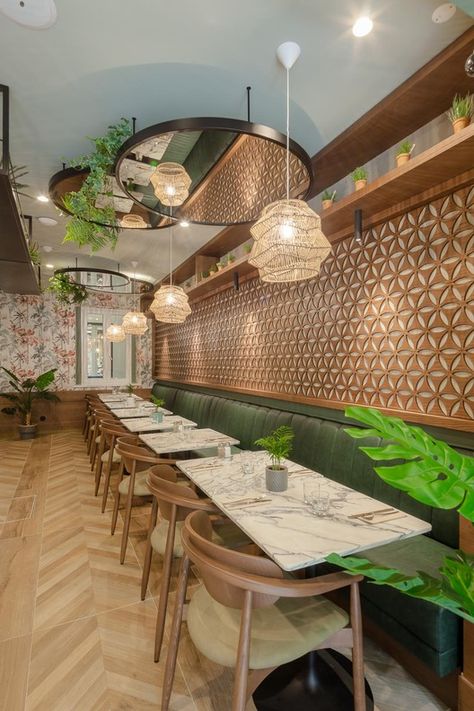 Brunch Restaurant, Modern Restaurant Design, Visuell Identitet, Brunch Restaurants, Decoration Restaurant, Cafe Shop Design, Modern Restaurant, Restaurant Ideas, Cafe Interior Design