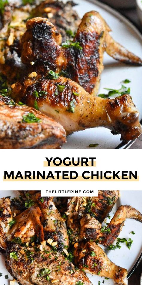 What Are the Carbs in Beef Jerky?This succulent yogurt marinated chicken is a savory recipe with deep rich flavors that warm the soul and wake the taste buds for an amazing meal. #yogurtmarinatedchicken #ketomarinatedchicken #marinatedchicken #keto #lowcarb Yogurt Marinated Chicken, Greek Yogurt Chicken, Yogurt Chicken, Easy Mediterranean Diet Recipes, Greek Yogurt Recipes, Recetas Keto, Cooking Classy, Quick Weeknight Meals, Yogurt Recipes