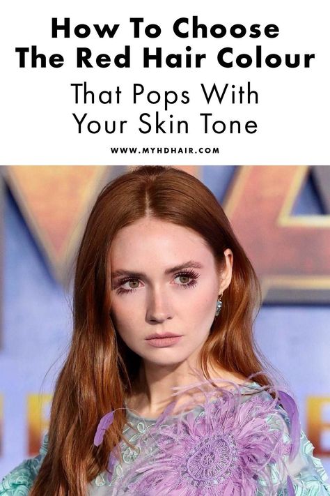 Red Undertone Skin, Red Hair For Cool Skin Tones, Red Hair Olive Skin, Pink Undertone Skin, Red Hair Pale Skin, Hair Color For Warm Skin Tones, Red Hair Colour, Pale Skin Hair Color, Light Red Hair