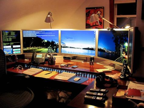 Desktop Setup, Dream Office, Computer Room, Computer Setup, Office Set, Home Office Setup, Office Setup, Room Setup, Desk Setup