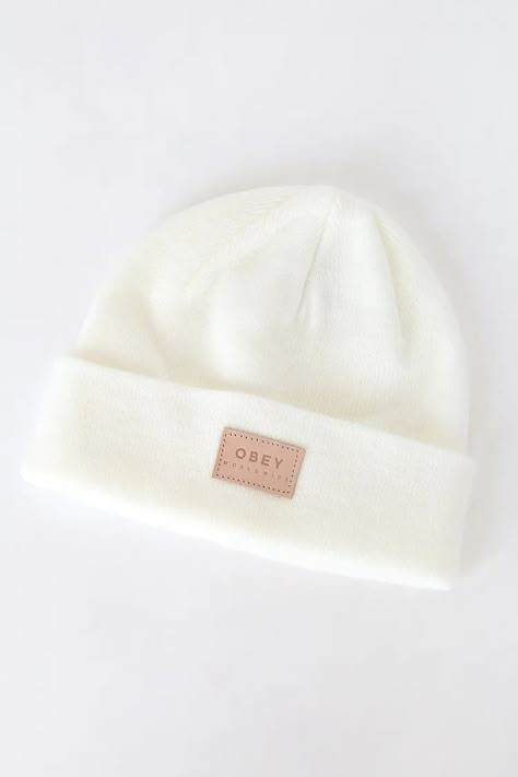 Briean Off White Beanie | Lulus (US) Peony Aesthetic, Hats For Girls, Bone Bordado, Beanie Outfit, White Beanie, Style Beanie, Comfort Clothes, Cute Beanies, White Beanies