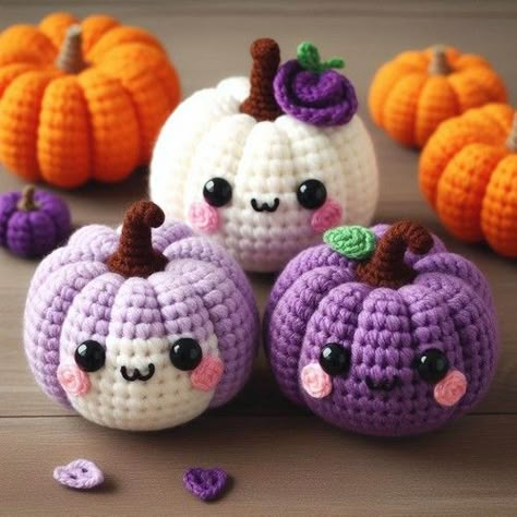 Halloween Crochet Pumpkin Patterns, Pumpkins Crochet Pattern Free, Crochet Halloween Patterns Free Pumpkin, Pumpkin Amigurumi Pattern, Crochet Pumpkin Amigurumi Free Pattern, Crochet Patterns For Pumpkins, Free Crochet Pattern Fall, Crochet Small Pumpkins Free Pattern, Halloween Things To Make And Sell