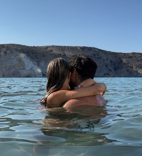 Couples Holiday, This Kind Of Love, Summer Couples, Couples Vacation, Hugging Couple, Greece Holiday, Romantic Holiday, Romantic Vacations, The Love Club