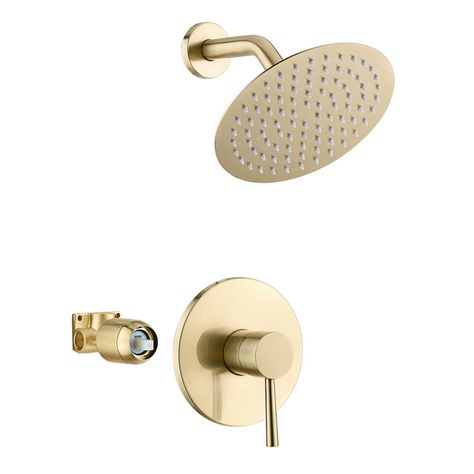 Gold Shower Fixtures, Matte Black Shower Fixtures, Black Shower Fixtures, Faucet Hardware, Black Shower Faucet, Brass Shower Head, Database System, Gold Shower, Shower Fixtures