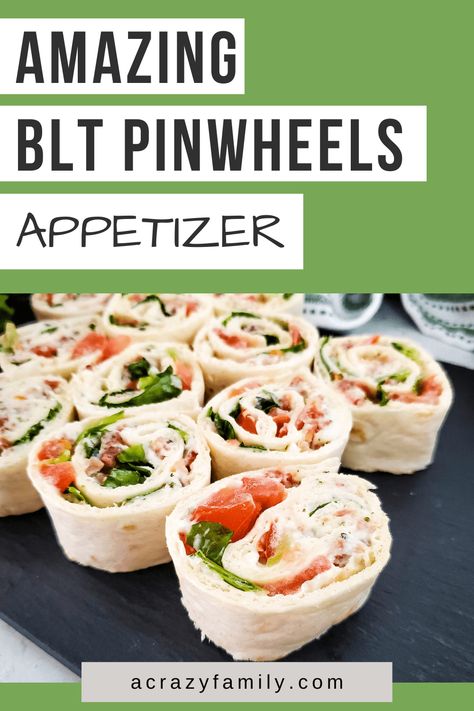 Ranch Pinwheels Hidden Valley, Cold Appetizers For Party Easy Pinwheel Recipes, Blt Pinwheels Roll Ups, Blt Pinwheels, Pinwheel Roll Ups, Thm Appetizers, Bday Pool Party, Cold Party Appetizers, Pinwheel Recipe