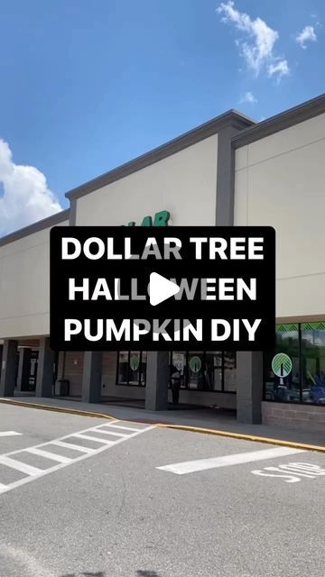 👩🏻‍🦰 Morgan | Crafts & DIYs on Instagram: "Let’s make a Dollar Tree Halloween pumpkin! . . Like, Save & Follow for more 👉 @alifeincrafting . . #dollartree #diyreels #diydollartree #dollartreecommunity #dollartreehalloween #halloweendiy #halloweencrafts #halloweendecor #dollartreeaddicts" Halloween Patio Decor, Dollar Store Halloween Diy, Dollar Tree Halloween Decor, Halloween Pumpkin Diy, Dollar Store Halloween Decorations, Dollar Tree Pumpkins, Fall Decor Dollar Tree, Dollar Tree Halloween, Dollar Store Halloween