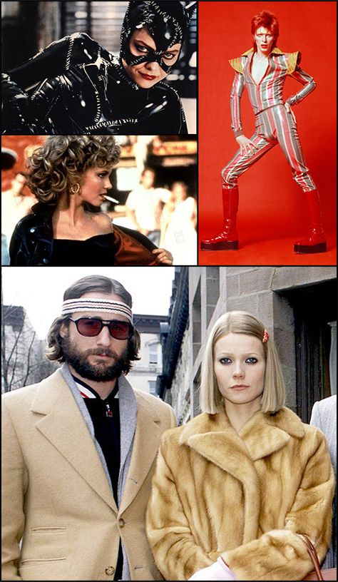 20 Halloween Costume Inspirations | Vogue Paris Chanel Halloween Costume, Classic Movie Halloween Costumes, Movie Characters To Dress Up As, David Bowie Halloween Costume, Ziggy Stardust Costume, Iconic Movie Costumes, Pop Culture Costumes, David Bowie Costume, Joy Movie