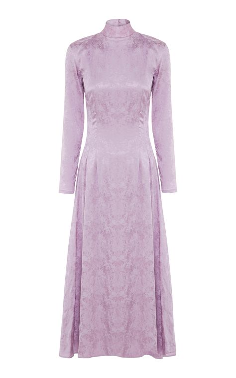 Anna Quan - Mia purple turtleneck  dress ($650) Dress Soiree, Purple Turtleneck, Mia Dress, Anna Quan, Royal Closet, Purple Outfit, Gala Dress, Turtleneck Dress, Purple Outfits