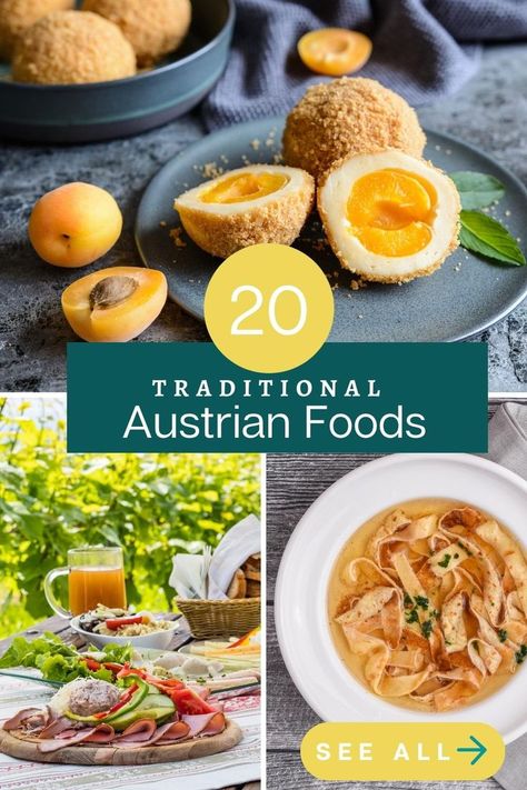 Austria Food, Austrian Desserts, Vienna Food, Austrian Cuisine, German Food Authentic, Bavarian Recipes, Aussie Food, Austrian Recipes, Foreign Food