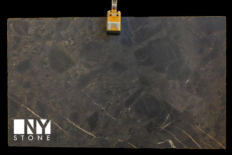 New York Stone | Black Diamond Quartzite, Quartzite from Brazil Black Diamond Quartzite Countertops, Black Quartzite, York Stone, Quartzite Countertops, Brown Texture, Stone House, Black Diamond, Natural Stone, Natural Stones