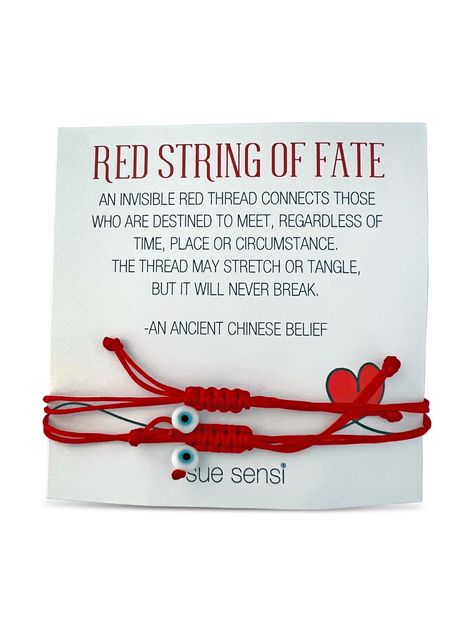 Bond Bracelet, String Of Fate, Diy Braided Bracelet, Red String Of Fate, String Bracelets, Red String, Cord Bracelet, String Bracelet, Evil Eye Charm