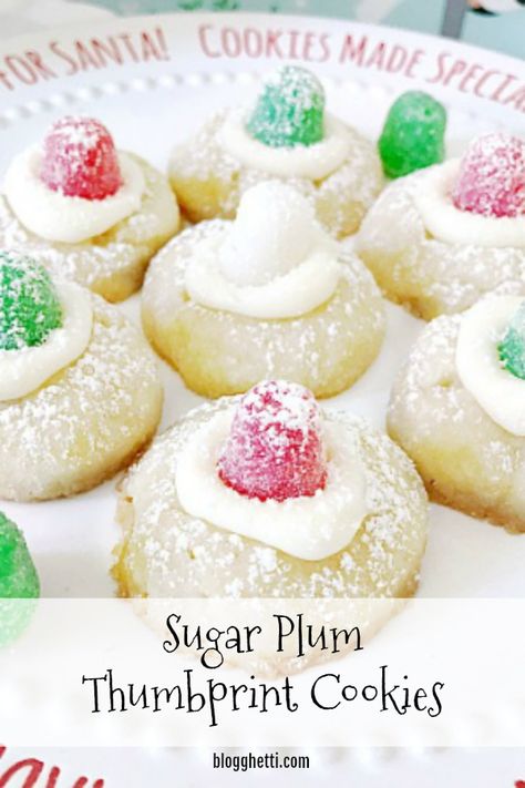 Cookies Thumbprint, Christmas Cookie Recipes Holiday, Christmas Cookbook, Thumbprint Cookies Recipe, The Perfect Cookie, Christmas Baking Recipes, Sweet Butter, Cookies Sugar, Christmas Cookie Exchange