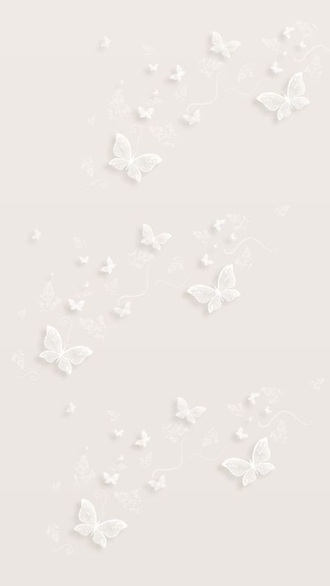 Pastel Butterfly Wallpaper, Butterfly Wallpaper White, Butterfly White Background, White Butterfly Wallpaper, Wallpaper Cantik Iphone, Phone Wallpaper Pastel, White Wallpaper For Iphone, Pastel Butterfly, New Wallpaper Iphone