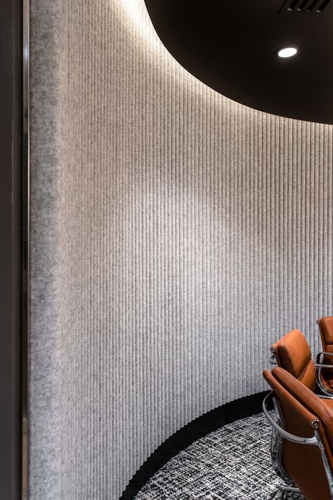 Wall Acoustic Panels Design, Soundproof Room Design, Sound Room Design, Acoustical Wall Panel Design, Acoustic Room Design, Flexible Wall Panels, Conference Room Wall Design, Acoustic Design Interiors, Acoustic Panels Office Design