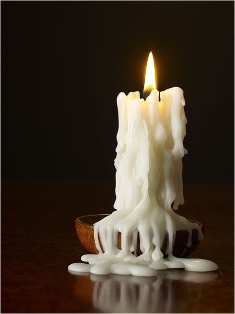 Burning Candle Photography, Melting Candle Drawing, Melted Candles Art, Candle Photography Dark, White Candle Holders, Candle Tattoo, Candle Images, Candles Photography, Burning Candles