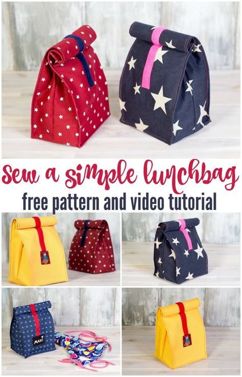 Simple Fabric, Sac Diy, Modern Bag, Sew Ins, Trendy Sewing, Costura Diy, Beginner Sewing Projects Easy, Diy Simple, Leftover Fabric