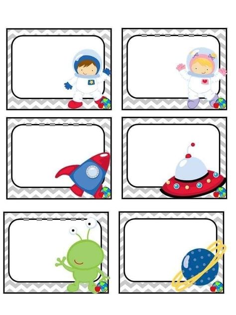 Space Name Tags, Name Tag Art, Name Tag For Kids, Kids School Labels, Classroom Learning Centers, Space Classroom, Astronaut Party, Space Theme Party, Sensory Crafts