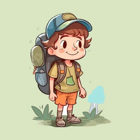 Family Drawings, Beaver Scouts, Boy Cartoon Characters, School Door Decorations, Bear Hunt, Story Books Illustrations, Cartoon Style Drawing, Boy Cartoon, About A Boy