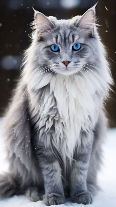 Norwegian Forest Cat Lifespan - How Long Do They Live? Average Norwegian Forest Cat Breed Life Expectancy - Complete Guide Norwegian Cat, Cat Allergies, Norwegian Forest, Gorgeous Cats, Forest Cat, Cat Breed, Norwegian Forest Cat, That Moment When, Warrior Cat