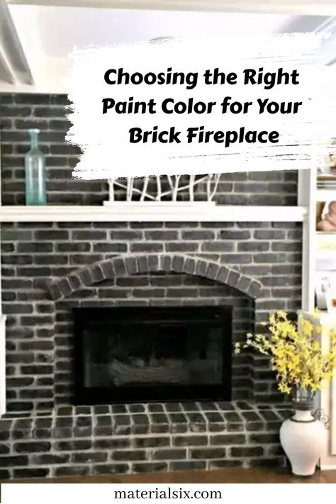 Are you wondering, "What color should I paint my brick fireplace?" Choosing the perfect shade can transform your space. From classic white for a clean look to charcoal gray for a modern touch, the options are endless. Consider your room's decor and ambiance when selecting a color that complements your style. Get inspired by these stunning brick fireplace makeovers to find the hue that suits your home best. Brick Fireplace Decor, Room Inspiration Cozy, Living Room Inspiration Cozy, Ideas For Living Room Decor, Red Brick Fireplaces, Fireplace Makeovers, Painted Brick Fireplaces, Dark Grey Paint, Black Accent Walls