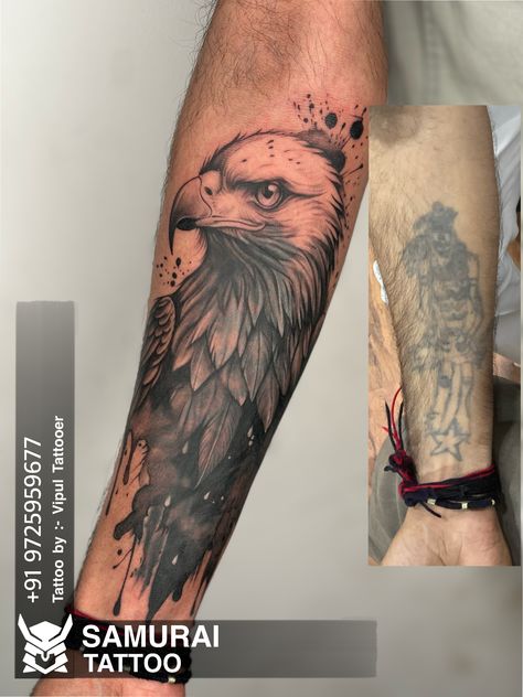 Big Coverup Tattoo Ideas, Coverup Tattoo Ideas Men, Arm Cover Up Tattoos Men, Cover Up Tattoos For Men Forearm, Hand Coverup Tattoo, Coverup Tattoo Design For Man, Coverup Tattoo Designs, Hide Tattoo, Phoenix Bird Tattoo