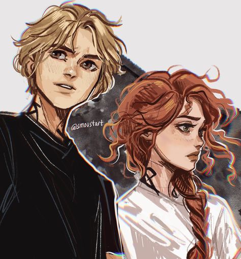 Clace Fanart, Jace And Clary, Sketch Procreate, Clary Fairchild, Jace Herondale, Clary And Jace, Cassandra Clare Books, Shadowhunters Malec, The Shadowhunter Chronicles