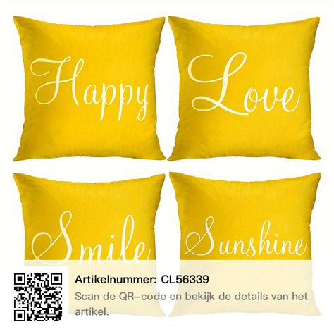 Cushion Couch, Yellow Throw Pillows, Throw Pillows Living Room, Yellow Home Decor, Yellow Decor, Home Decor Sets, Style Français, Sofa Cushion Covers, Couch Sofa