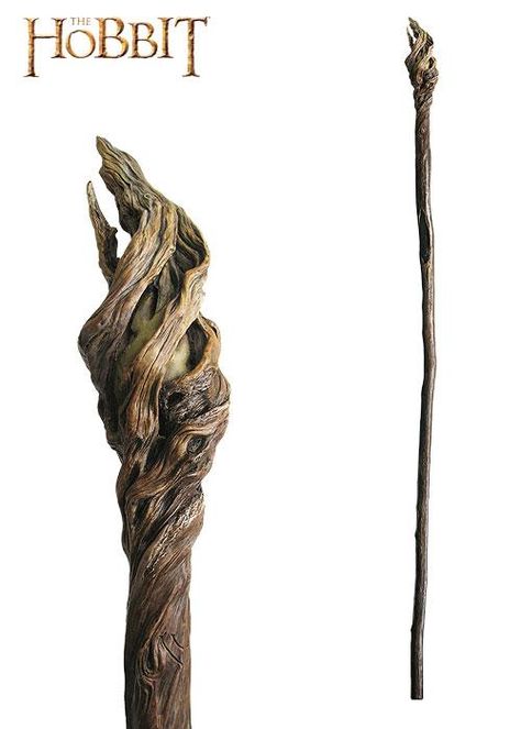 Hobbit Diy, Gandalf Staff, Wizard Gandalf, Cheap Diy Halloween Decorations, Wizard Staff, Bear Claw Necklace, Wooden Staff, Gandalf The Grey, Wizard Wand