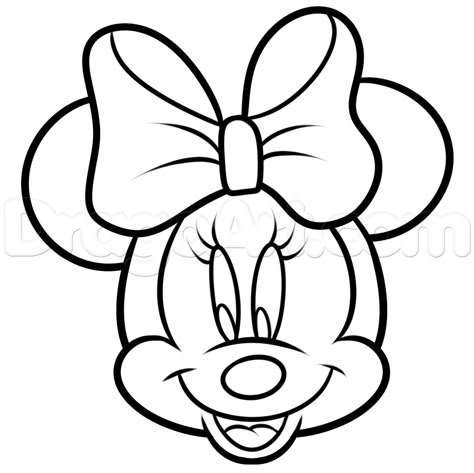 how to draw minnie mouse easy step 6 Mickey Mouse Drawing Easy, Draw Minnie Mouse, Wallpaper Mickey Mouse, Mickey Mouse Sketch, Halloween Summer, Minnie Mouse Drawing, Minnie Mouse Coloring Pages, Mouse Sketch, Easy Disney Drawings