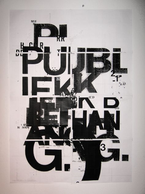 public space #typography #letters #numbers Grunge Typography, Expressive Typography, David Carson, Typo Poster, Best Typography, 타이포그래피 포스터 디자인, Typographic Art, Typography Layout, Typographic Poster