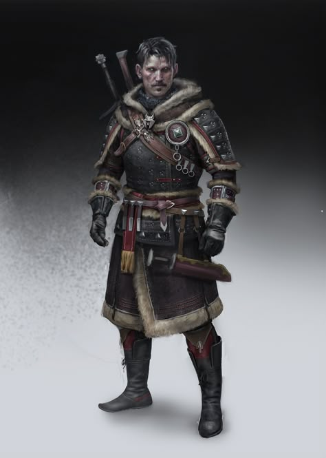 Witcher Design, Witcher Armor, Viking Character, Blood Hunter, Witcher Art, Armor Design, Viking Culture, Witcher 3, Dungeons And Dragons Homebrew