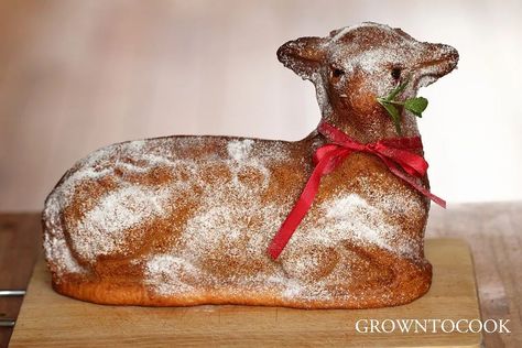 Easter Lamb Cake – grown to cook Lamb Cake Mold Recipe, Jamaican Banana Bread, Easter Lamb Cake, Lamb Cake, Czech Food, Willow Trees, Easter Lamb, Easter Bread, Czech Recipes