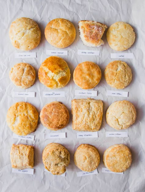 In search of the best biscuit recipe, we baked and tasted 16 popular biscuit recipes side by side to find the tastiest recipes. Top Breakfast Recipes, Pancake Princess, Best Biscuit Recipe, Bake Off Recipes, Buttermilk Biscuits Recipe, Flaky Biscuits, Strawberry Shortcake Recipes, Bakery Foods, Biscuit Bake