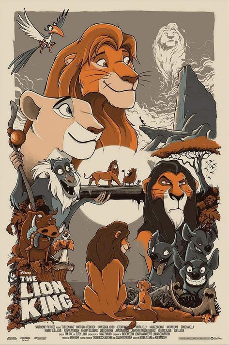 Caw Art, Bell Illustration, Le Roi Lion Disney, The Lion King Movie, Lion King 1994, Lion King Poster, King Drawing, Deco Disney, Lion King Drawings