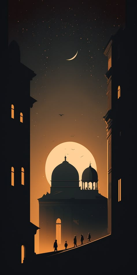 Mosque Art, Islamic Wallpaper Iphone, Islamic Art Canvas, Mecca Wallpaper, Cover Wattpad, Islamic Artwork, Islamic Posters, Cool Wallpapers Art, Islamic Wallpaper