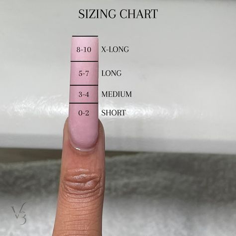 Sizing chart for my clients💕 Use this chart for reference! • • • #nails #nailsnailsnails #notpolish #nailart #explorepage #nailaddict #nailporn Nail Shape Chart, Nail Tech School, Self Nail, Business Nails, Home Nail Salon, Nail Techniques, London Nails, Unique Acrylic Nails, Nail Forms