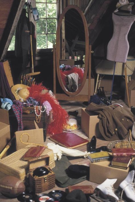 A stuffed wardrobe shows you can’t let go of your fantasy self...and 4 other things YOUR clutter reveals about you Attic Storage Space, Pest Prevention, Selling Stuff, Getting Rid Of Clutter, Sell Your Stuff, Junk Jewelry, Attic Spaces, Attic Storage, Messy Room