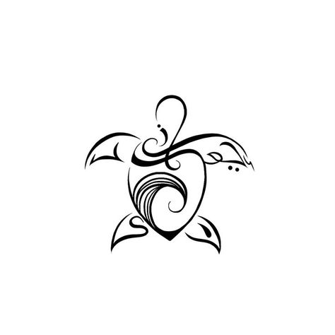 Makai Tattoo, Polynesian Turtle Tattoo Design, Sea Turtle Tattoo Simple, Sea Turtle Tattoo For Women, Karima Sharabi, Tattoo Ideas Turtle, Fine Line Turtle Tattoo, Simple Turtle Tattoo, Sea Turtle Tattoo Design