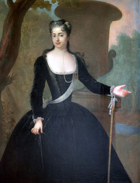 Princess Maria Josepha Sobieska, born Countess Wessolowska | �Ádám Mányoki (1673-1757) | 1713 1710s Fashion, Polish Clothes, European Costumes, Royalty Art, 18th Century Portraits, Black Gowns, Rococo Fashion, European Outfit, 18th Century Clothing