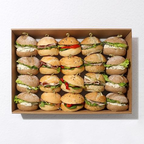 Best Sandwich Platters in Sydney & Melbourne| Catering Project Platters Ideas, Veg Sandwich, Mini Sliders, Sandwich Platter, Salad Rolls, Platter Ideas, Lunch Items, Party Sandwiches, Superfood Salad