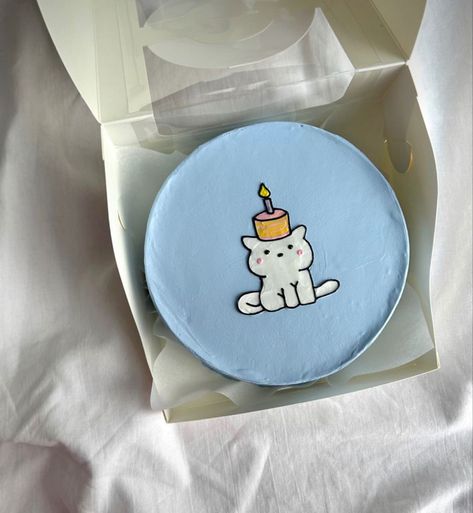 4 In 1 Bento Cake Design, Cute Small Cake Designs, Cute Cat Cakes Birthday, Cute Small Birthday Cakes, Bento Cake Cute, Cute Bento Cakes, Small Cake Designs, Cat Cakes Birthday, Funny Cake Designs