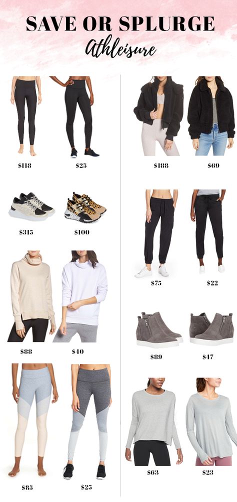 Save or Splurge: Athleisure Style | New England Style Connecticut Style, Save Vs Splurge, Save Or Splurge, Workwear Outfits, Ankle Boots Dress, Athleisure Style, Fall Staples, Fashionable Accessories, New England Style