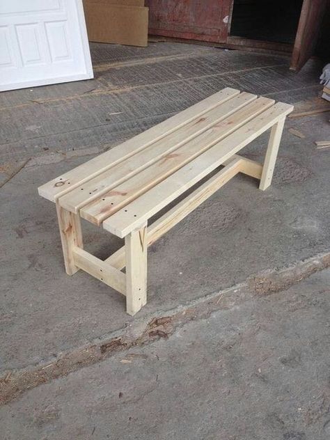 Wood Garden Bench, Diy Bench Seat, Diy Bank, Garden Bench Plans, Wood Bench Outdoor, Diy Wood Bench, Diy Bench Outdoor, Garden Pallet, Wood Garden