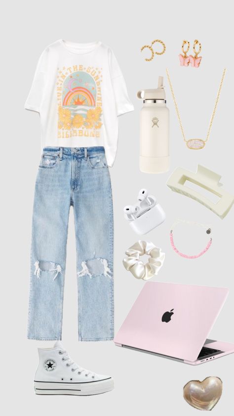 School Outfit Ideas, School Outfit, Back To School, Outfit Ideas, White