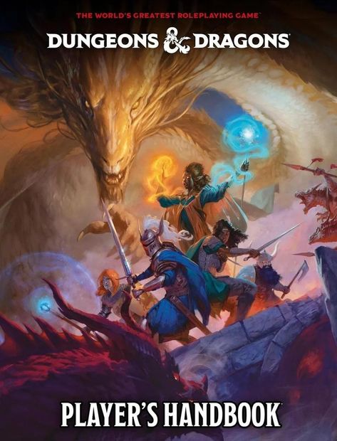 The New Dungeons & Dragons 2024 Players Handbook Is Here Monster Manual, Dm Screen, Dungeon Master's Guide, Virtual Tabletop, Dungeons And Dragons 5e, Gold Dragon, Dungeons And Dragons Homebrew, Dungeon Master, Wizards Of The Coast