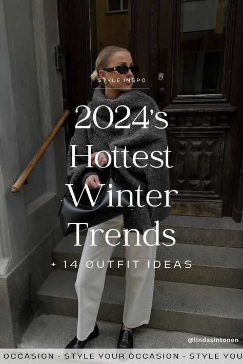 Looking for the best women’s winter fashion trends for 2024? We’re sharing the top winter trends and styling tips for cold weather, as well as 15+ chic and classy winter outfit ideas for women. Whether you’re looking for casual, trendy, or stylish winter outfits for 2024, we have you covered with this best col winter fits. Winter style women, cute winter outfits Affordable Winter Outfits, Cozy Winter Fashion, Winter Fashion Trends, Winter Outfits Warm, Winter Wardrobe Essentials, Classy Winter Outfits, Chic Winter Outfits, Winter Outfit Ideas, Stylish Winter Outfits