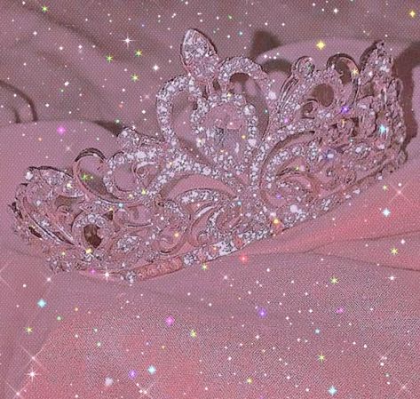 Pink Meme, Pink Glitter Wallpaper, Crown Pink, Pink Wallpaper Girly, Pink Tumblr Aesthetic, Soft Pink Theme, Aesthetic 90s, Pretty Pink Princess, Baby Pink Aesthetic