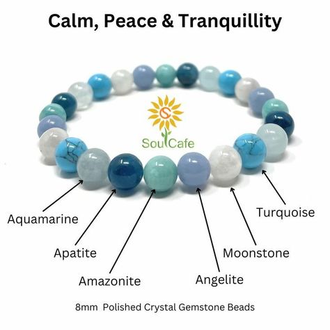 Healing Stones And Crystals Meanings Bracelets, Crystal Bracelet Patterns, Stone Bracelet Ideas Gemstones, Stone Bracelet Ideas, Gemstone Bracelets Ideas, Turquoise Beaded Bracelets, Using Crystals, Turquoise Bracelets, Nature Peace